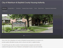 Tablet Screenshot of bayfieldcountyhousing.org